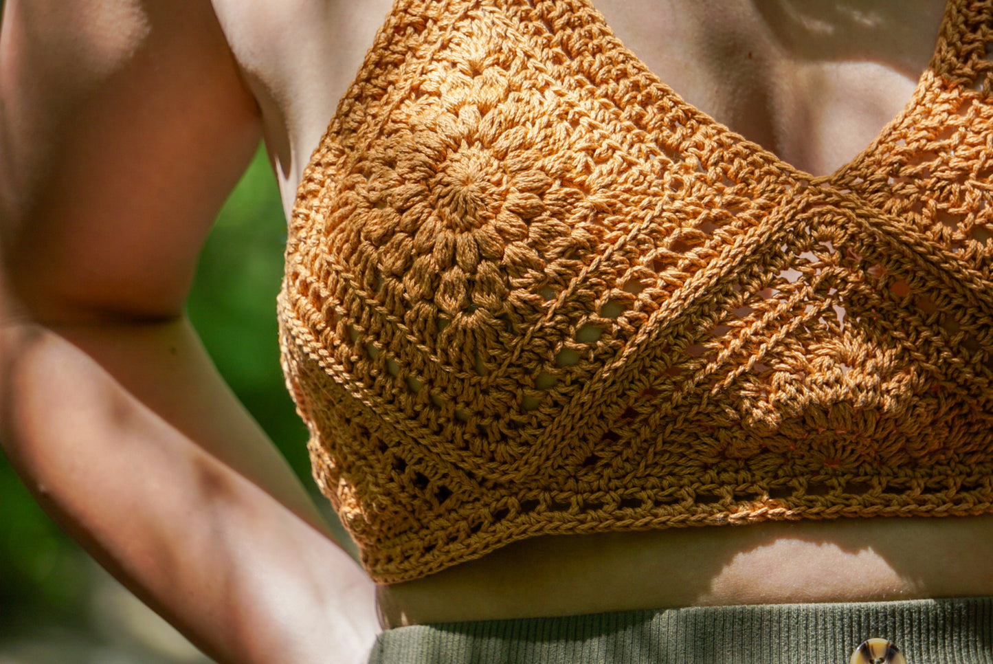 Sun 🌻 Flower Crochet Top