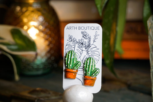 🎨Hand Painted San Pedro Cactus🌵