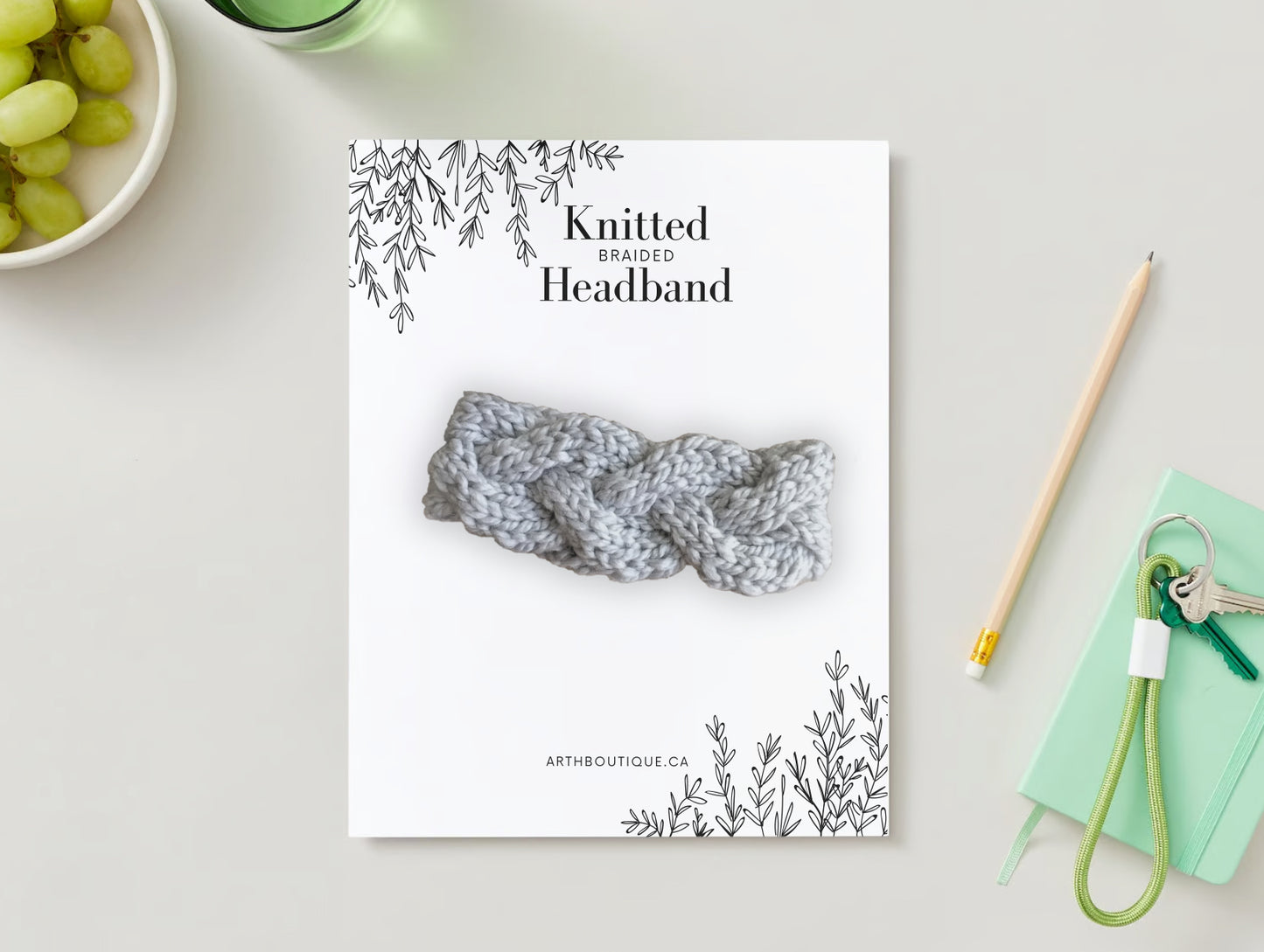 Knitted Braided Headband Pattern